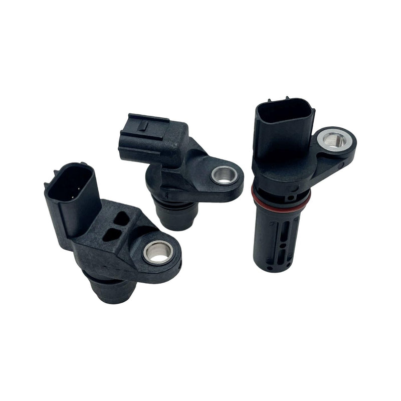 Engine Camshaft Position Sensor and Crankshaft Position Sensor 37500-RAA-A01+37510PNB003 Compatible with 2004-2008 Ac-ura TSX 2003-2007 Accord 2003-2011 Element