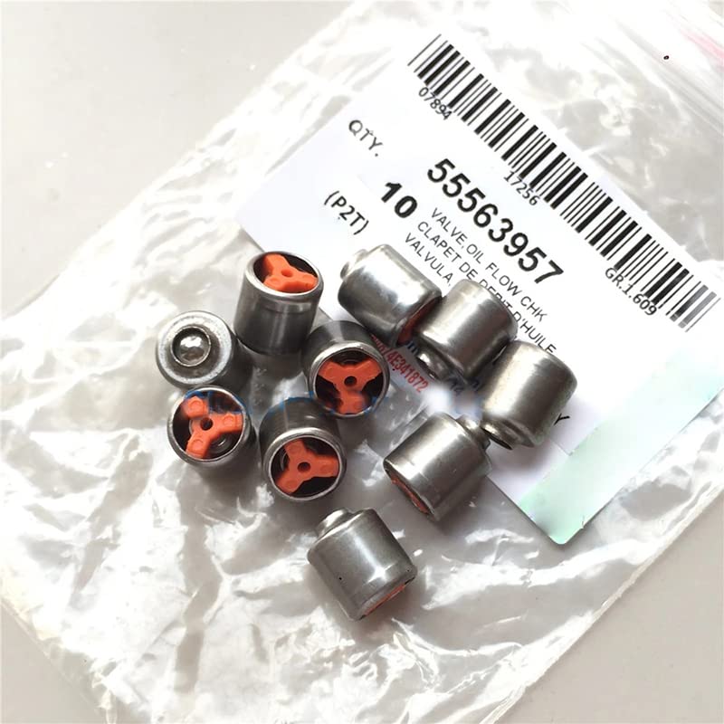 2pcs car Original Oil By-Pass Walve One-Way Valve For Chevrolets Cruze 1.6L 1.8L Epica 1.8 AVEO 55563957 90530050 55556227 Engine New Oil- Flow Red opel Zafira Oil check Automobile Accessories