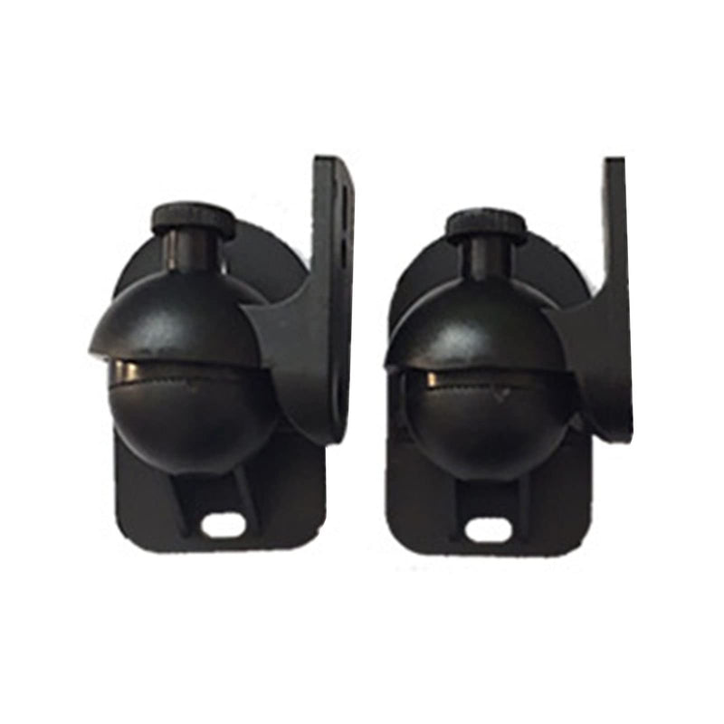 Speaker Wall Mount Bracket, ABS Plastic Holder with Ball Joint and Low Noise Damping for Home Stereo, 5KG Load Capacity, Easy Installation