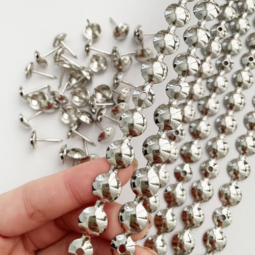 5Meters Upholstery Tacks Strips/Decorative Nail Strings (11mm Nickel) 11mm Nickel