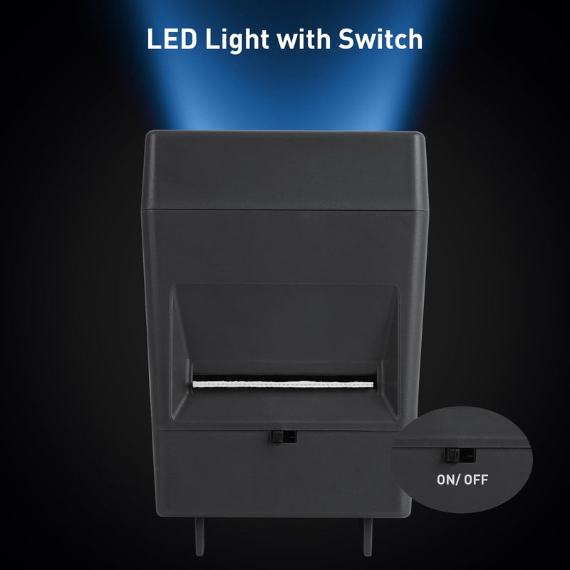 35mm Slide and Film Viewer, 2X Magnification Negative Viewer, Desk Top LED Lighted Illuminated Viewing Old Slides (2 AAA Batteries Included)