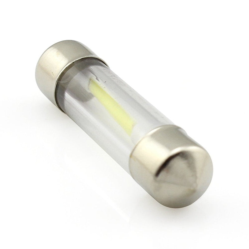 4 PCS LED Car Festoon Dome Interior Light 31MM 36MM 39MM 41MM COB Filament Reading Map Door Bulbs,Refrigerator Light Bulbs, RV Fridge Light Bulbs(White, 41MM) White