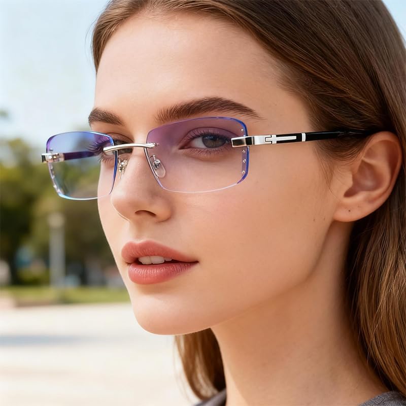 2026 New Clarity Glasses, Clarity Multifunctional Smart Blue Glasses, Automatic Adjustment Eye Reading Glasse for Men-Women with Case and Glasse