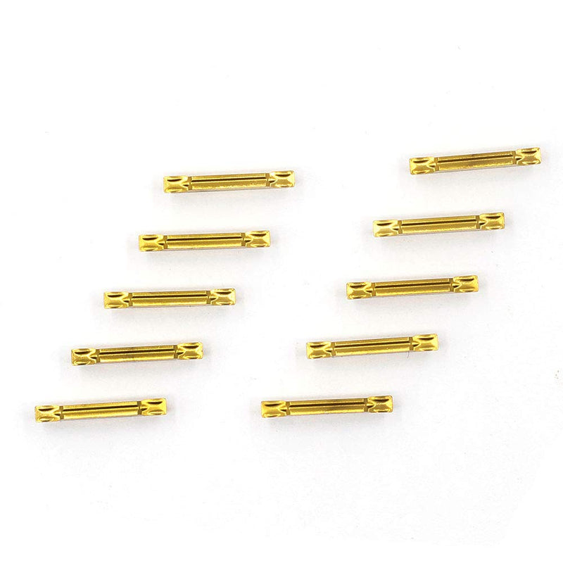 OSCARBIDE MGMN200 Carbide Grooving Inserts Carbide Inserts 10 Pieces/Pack,Multilayer Coated CNC Carbide Lathe Inserts for MGEHR/MGIVR Lathe Grooving Cut-Off Tool