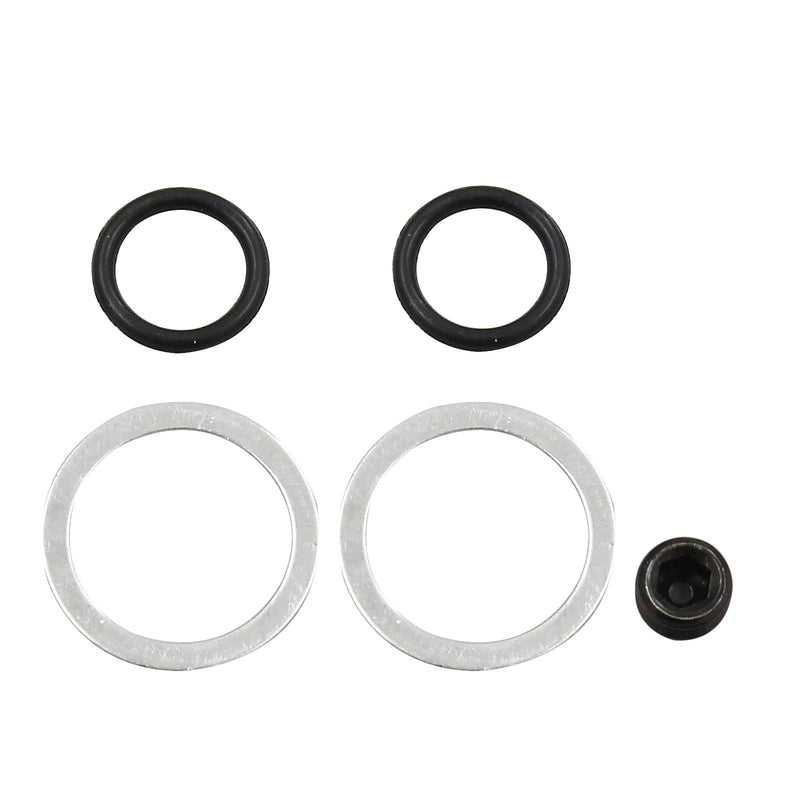4150 Carburetor Fuel Line Kit AN6 Dual Feed Fuel Line with Pressure Gauge for Holley Black with Pattern
