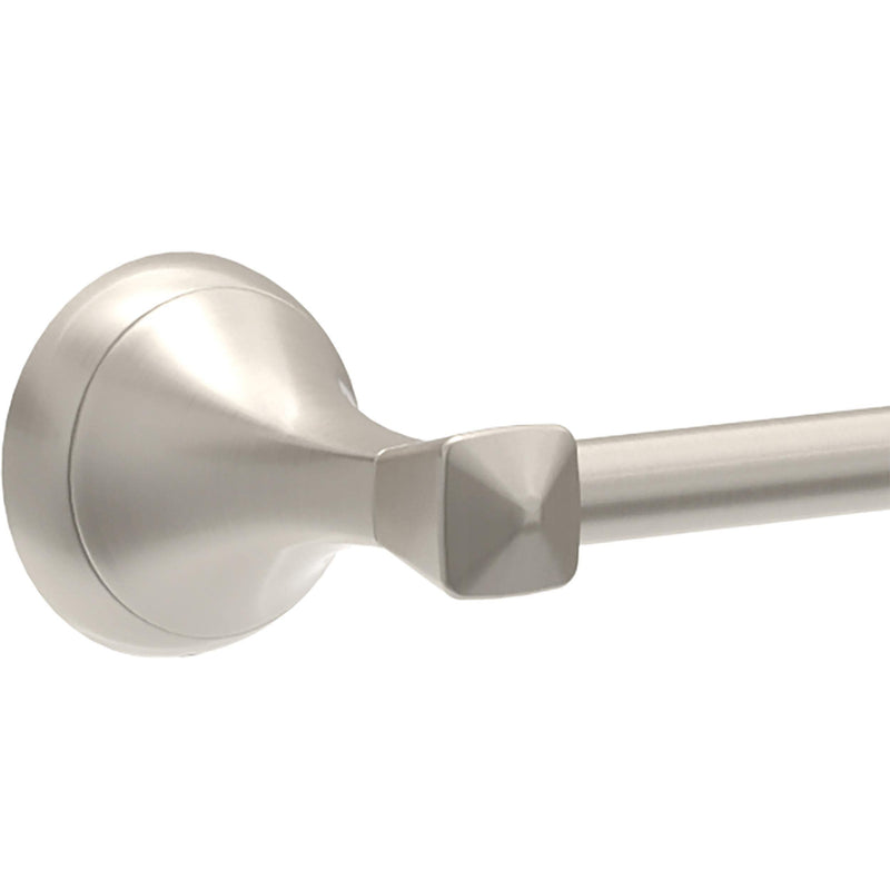 Delta Towel Rack | 24 or 18 Inch Brushed Nickel Adjustable Towel Bar for Bathroom, Kitchen | Esato Accessories