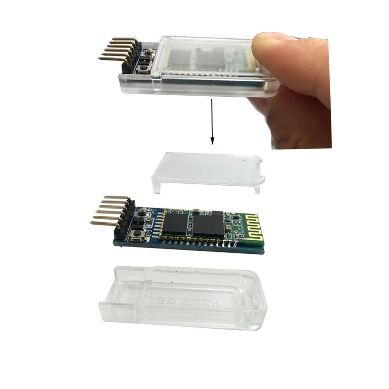 DSD TECH HC-05 Bluetooth Serial Pass-through Module Wireless Serial Communication with Button for Arduino