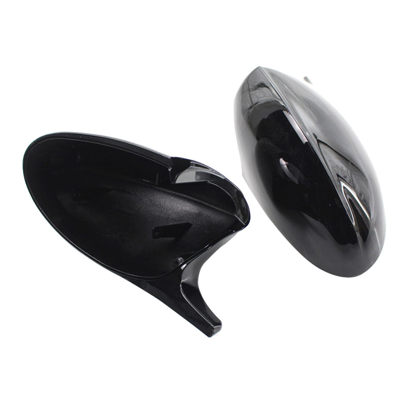 Compatible with BMW 2005-2008 E90 E91 / 2006-2009 E92 E93 PRE-LCI Gloss Black M3 Style Side Mirror Cover Cap