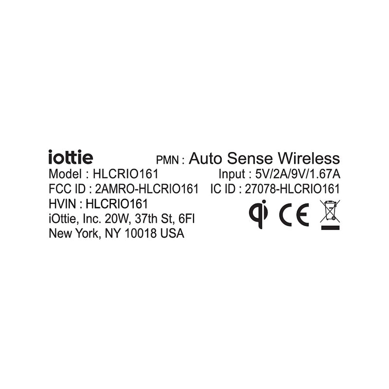 iOttie Auto Sense Qi Wireless Car Charger - Automatic Clamping Dashboard Phone Mount with Wireless Charging for iPhone, Samsung Galaxy, Google Pixel, Huawei, LG, and Other Smartphones Dash & Windshield AutoSense 1