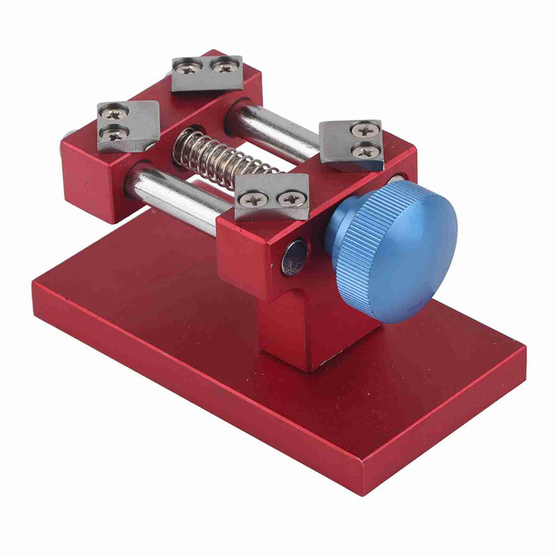 Watch Bezel Opener, Professional Watch Bezel Removal Tool Adjustable Workbench Back Case Opener Tool Watch Repair Maintenance Tool for the 38-40mm Diameter Watches Back Cover (Red) Red