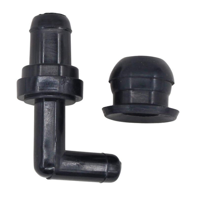 NewYall PCV Valve and Grommet Fitting for Acura CL Integra Legend SLX Vigor Honda Accord Civic Odyssey Prelude Isuzu Amigo Oasis Lexus GS300 RX300 Toyota Avalon Highlander Solara Supra Tercel