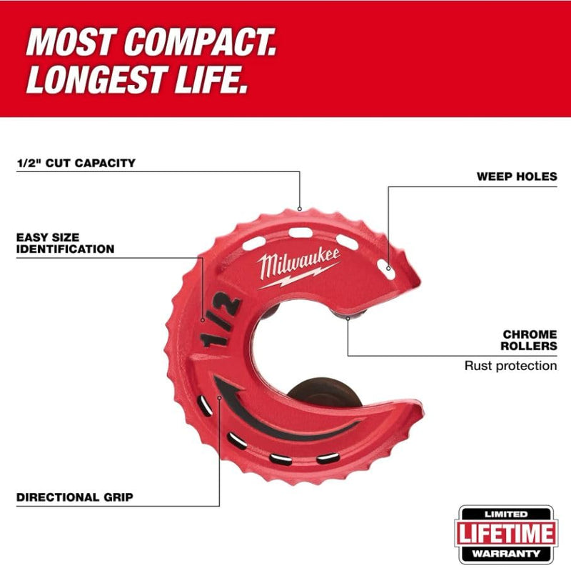 Milwaukee Electric - 3 Piece Close Quarters TUBING Cutter Set