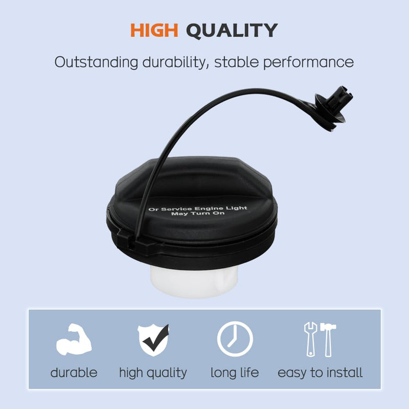Fuel Tank Cap Gas Cap Compatible with Chevy Aveo Cobalt Colorado Malibu Impala Express,GMC Canyon Envoy Savana, Pontiac Grand Prix Buick LaCrosse Lucerne,Cadillac DTS CTS STS Replaces ‎95995094 95995094
