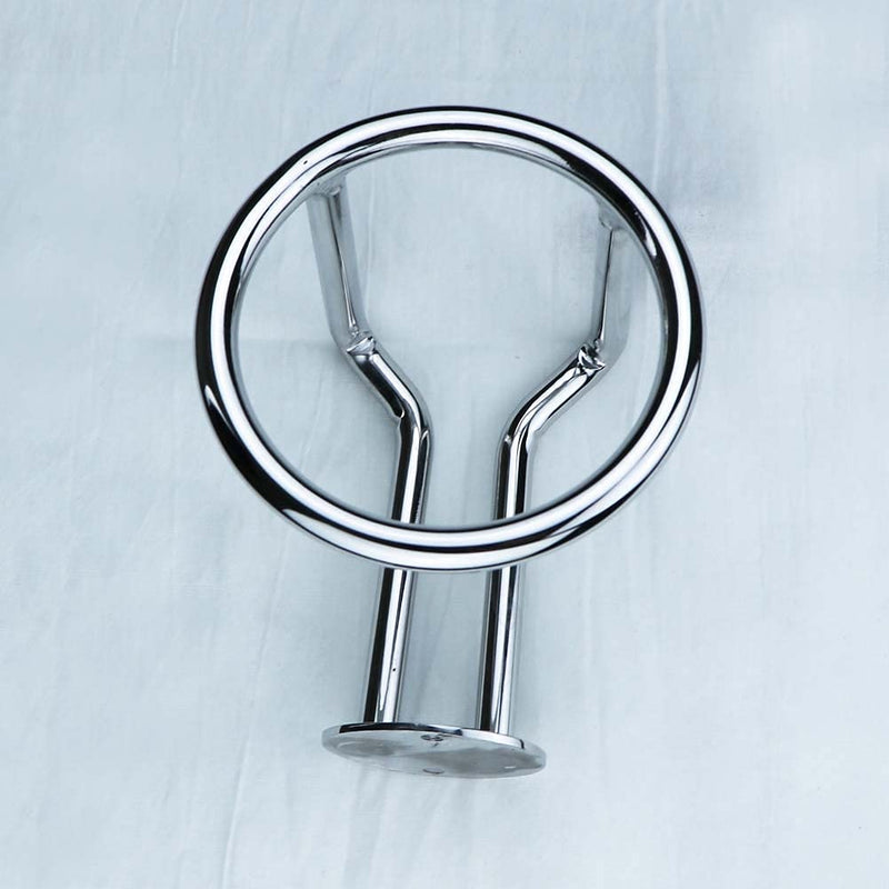 Boat Ring Cup Holder Stainless Steel Ringlike Drink Holder for Marine Yacht