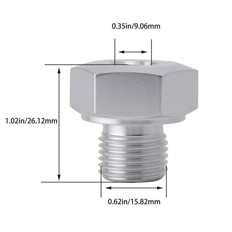 LS Engin Swap Oil Pressure Sensor Adapter M16 1.5 Adapter to 1/8 NPT for All GM LS Engines LS1 LSX LS3 4.2L 4.3L 4.8L 5.3L 6.0L 6.2L