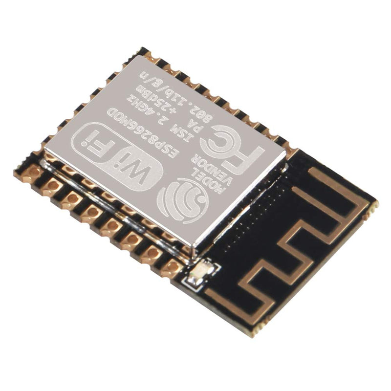 ESP8266 ESP-12F WiFi Serial Module Microcontroller 802.11N Module Wireless Transceiver Remote Port Network Development Board for Arduino NodeMCU MicroPython (ESP-12F)