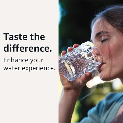 Amazon Basics Enhanced Water Filter, Brita Filter Replacement, 6-Pack 6 Count (Pack of 1)