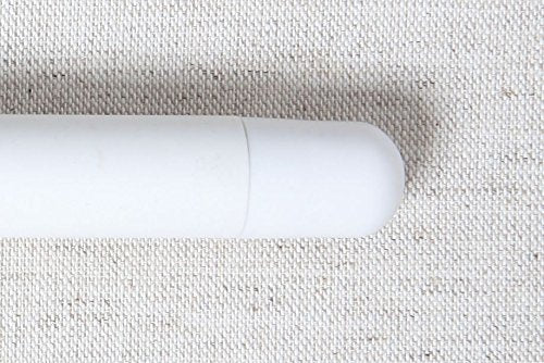 Jende White Ceramic Honing Rod Sharpening Steel, shatterproof rod with an anti-break tip & stainless steel handle