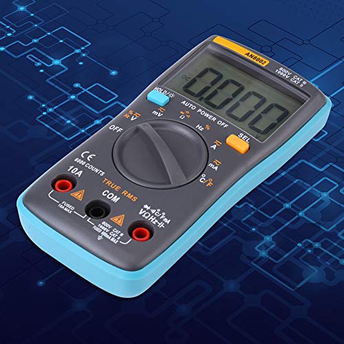 An8002 True Rms Digital, An8002 Multimeter ACDC Voltage Ohm Current Meter 6000 Counts