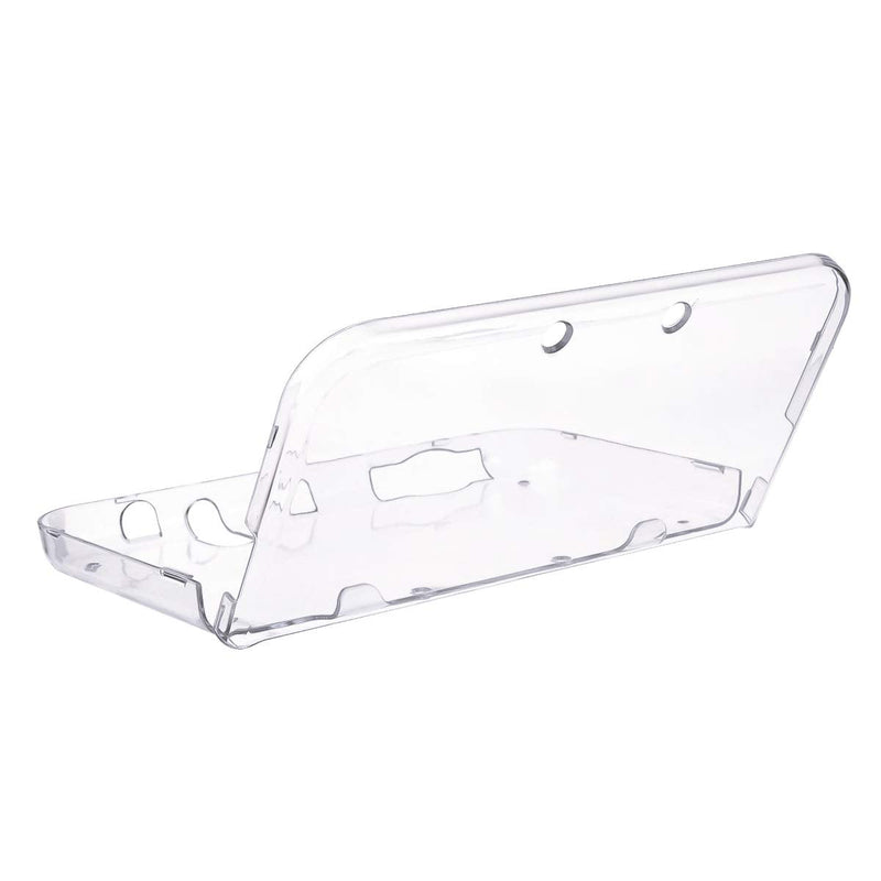VSEER New 3DS XL Case with Screen Protector, Transparent Hard Case with HD Thin Flexible PET Film for New 3DS XL/LL 2015