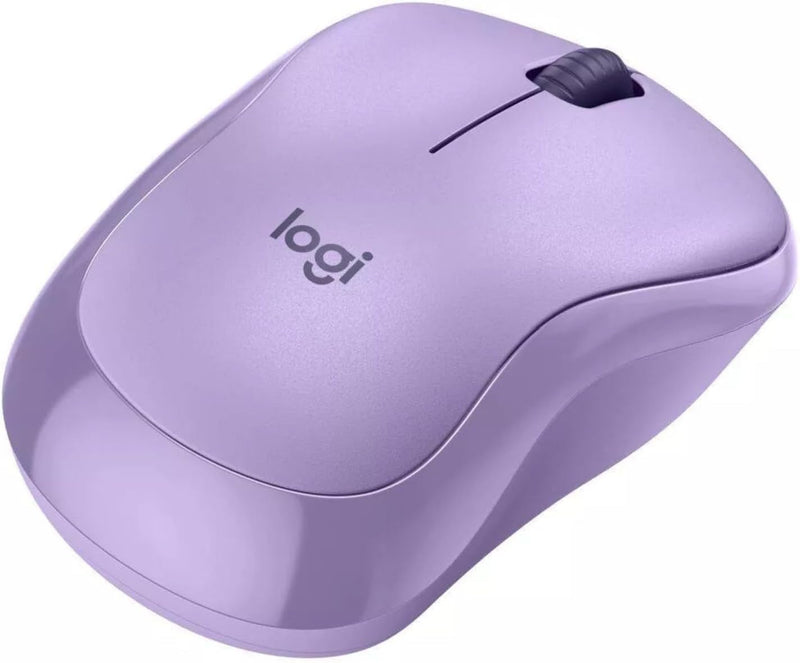 Logitech M220 Wireless Mouse, Purple | Silent Clicks, Compact Design