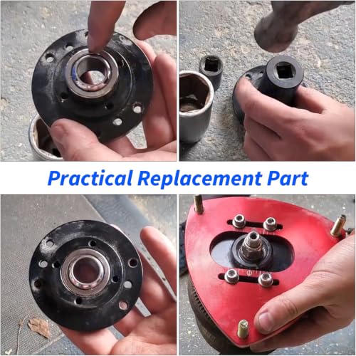 50754 Pillowball Bearing & Nut Replacement Compatible with Air Lift Performance Suspension Kits, Stainless Steel Nut & Bearing Steel Inner Ring-1PCS 2