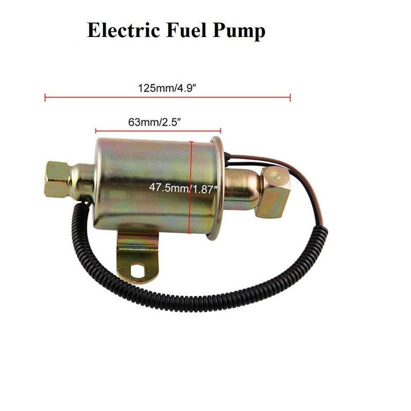 A029F887 Electric Fuel Pump Fits for Cummins Onan A029F887 A047N929 149-2620 Airtex E11015 Herko RV008 GMB 596-1160, for Onan 5500 5.5KW Gas Generator Marquis Gold Rialta RV 5500 EVAP Motor Set