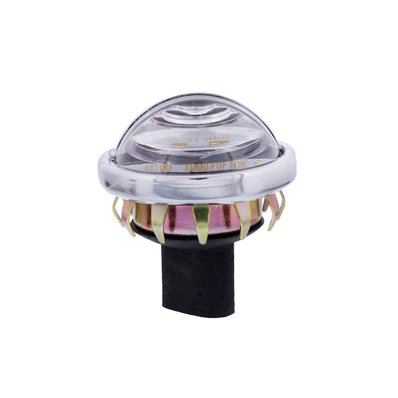 United Pacific 39995B 4 LED Rounded License Light, 1 ½” Diameter, Steel Housing, Easy Push-On Install, Bright White LED Light – 1 Unit 1-1/2" in diameter