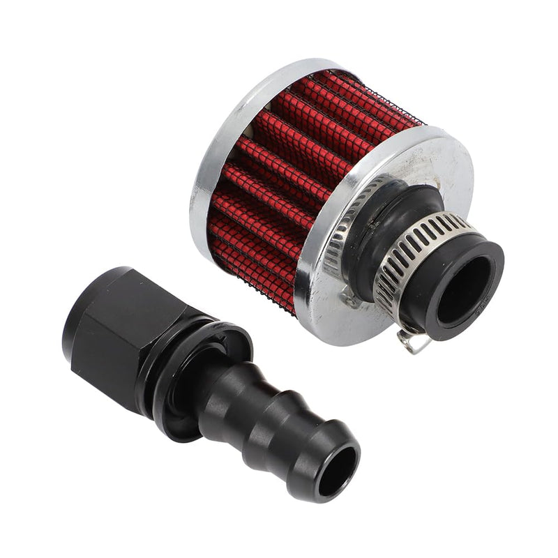 AUTOVIC 10AN Female Fitting Kit with Filter for Fuel Cell Breather/Vent 10 AN