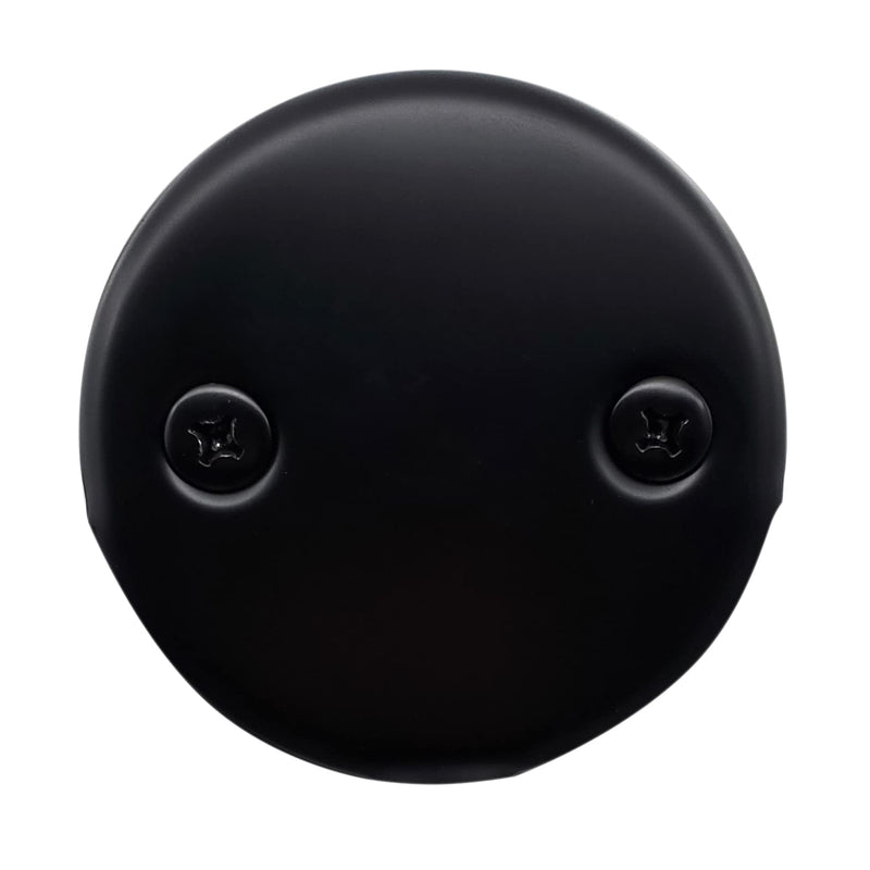 Westbrass Tip-Toe Sch. 40 ABS Bath Waste with Two-Hole Elbow, Matte Black, D4931-62 1 Pack