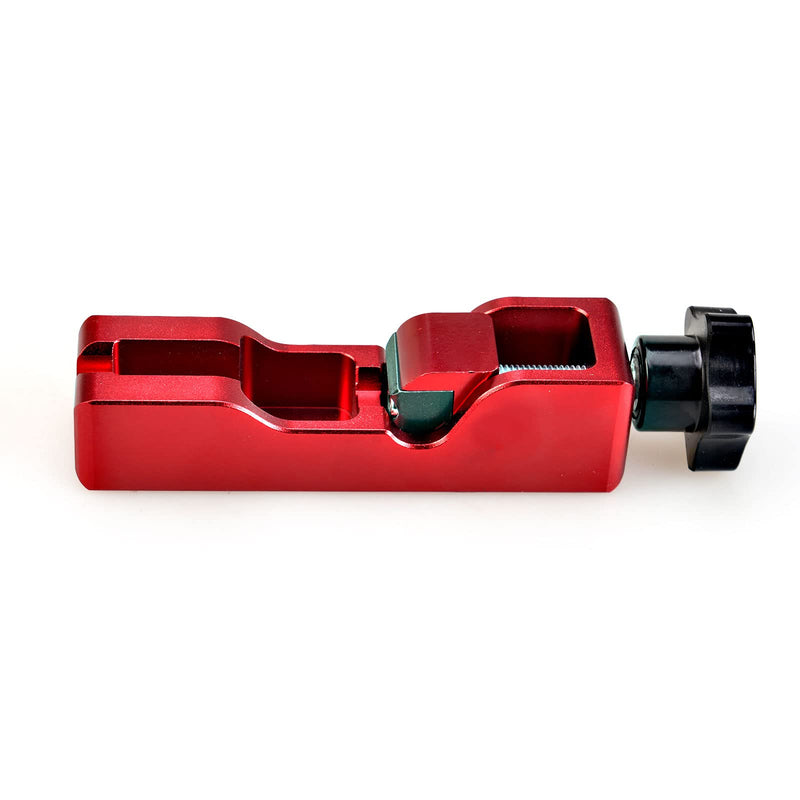 Universal Spark Plug Gap Tool Compatible with Most 10mm 12mm 14mm 16mm Spark Plugs Red - 1 Set with Feeler Gauge