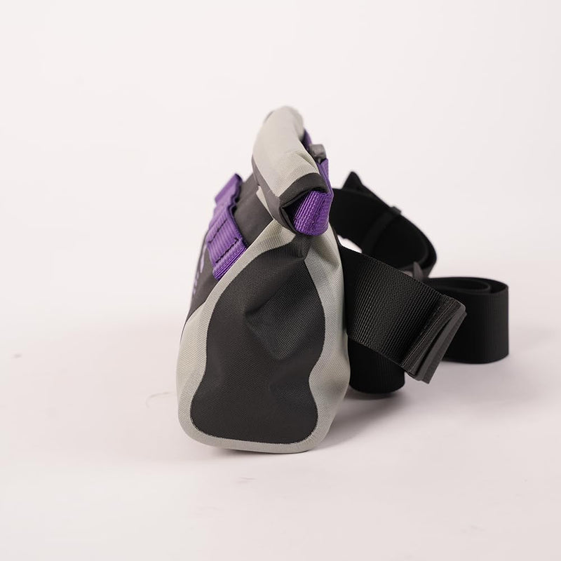 Waterproof Waist Bag, for Surfing, Paddleboarding, Boating,Cycling,Water Park Activities (Gary/purple) Gary/purple