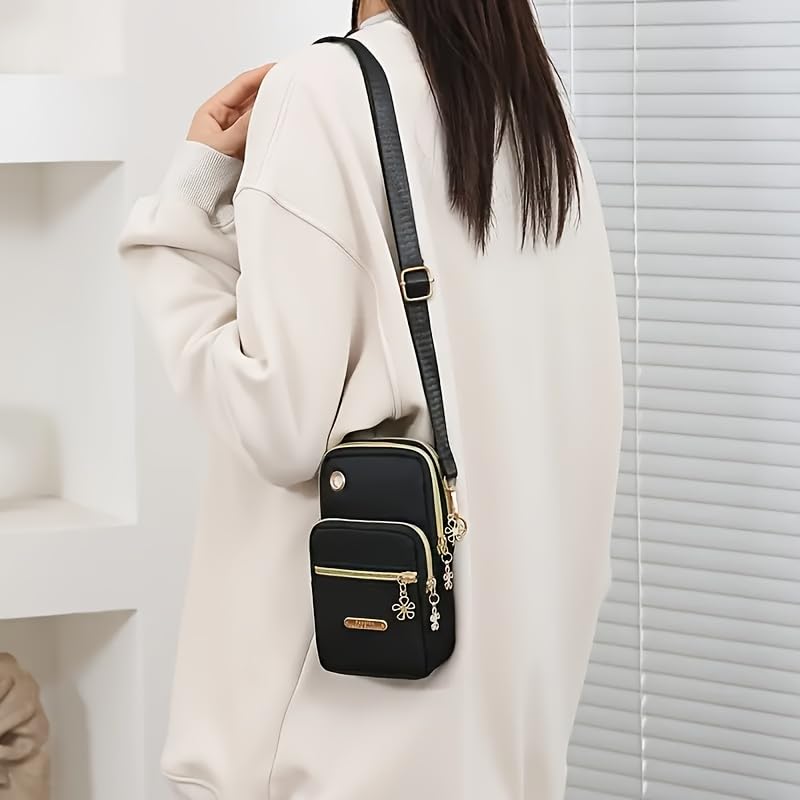 Small Crossbody Bag, Purse for Women Fits Up To 6.7 Inch Phones, for Keys Coins Cards Cosmetics Red