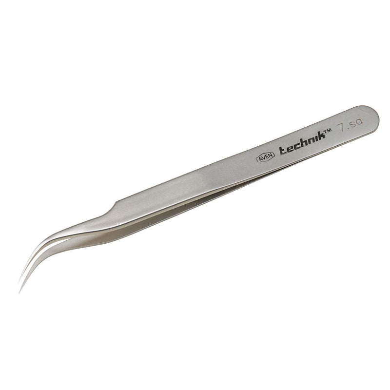 Aven 18475USA 6 Piece Technik Precision Tweezer Set, Stainless Steel 6" Length