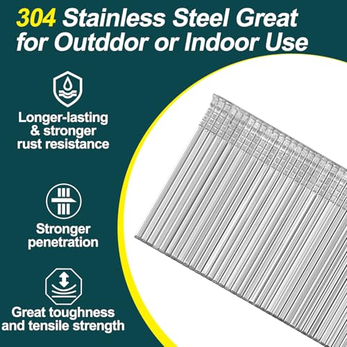 16 Gauge Straight Finish Nails 2 Inch,2000-Pack 2" - 2000 PCS