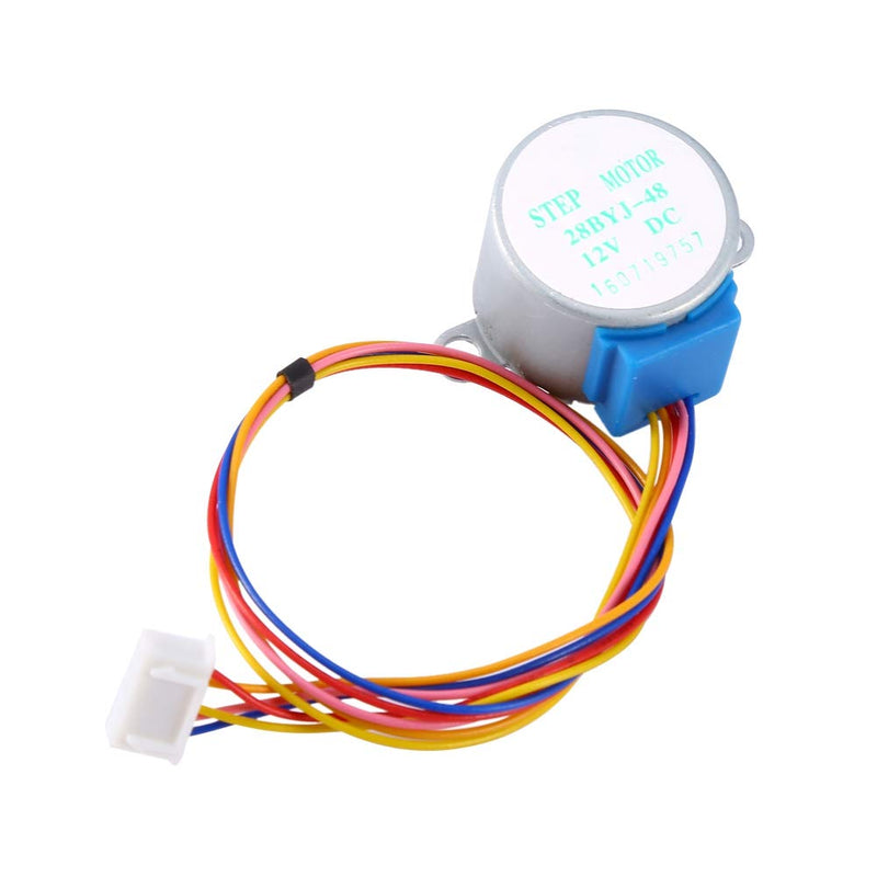 Step Motor, 12V 4 Phase Stepper Motor 28BYJ-48-12V, 5 Wire, ULN2003 Chip, Valve Gear, Reduction, DIY Project, Electric Motors