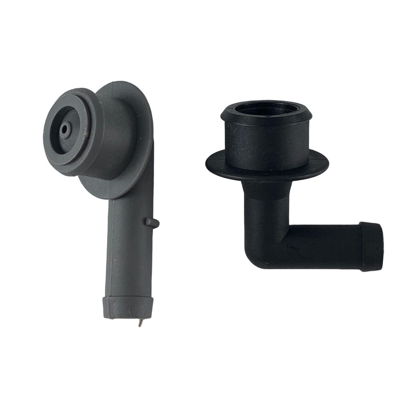 53013360AA PCV CCV VENT VALVE ELBOW & GROMMET SET PCV CCV 2x Vent Valve Elbows and 2x Grommets compatible for Jeep Grand Cherokee 4.0L 2000 2001 2002 2003 2004