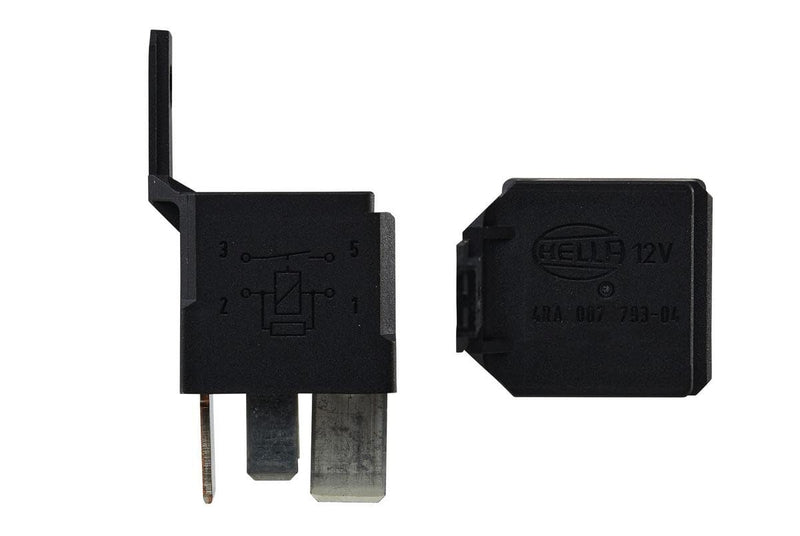 HELLA 007793041 12V 50A SPST Mini ISO Relay with Bracket, Multi