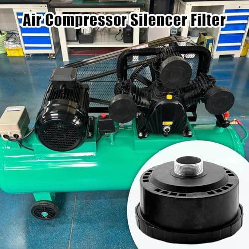 Flylin 2Pcs 32mm Air Compressor Muffler Central Pneumatic Compressor Parts