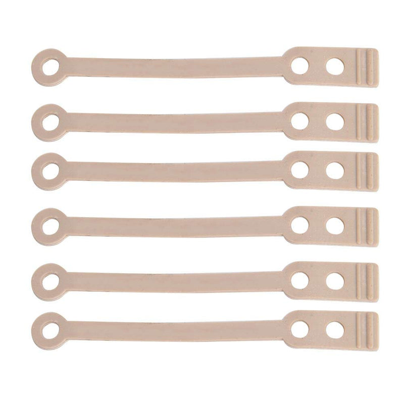 Hairdressing Perm Rods, SH-10 (9x2.4cm) Anti-Skid Hair Rollers for Hairdressing Hair Styling Heat Perm Wave Rod with Rubber Band for DIY Hair Styling and Curling | Thickened Anti‑Slip Design, Concave Even Penetration, Comfortable Grip, 6Pcs Set, Univer...