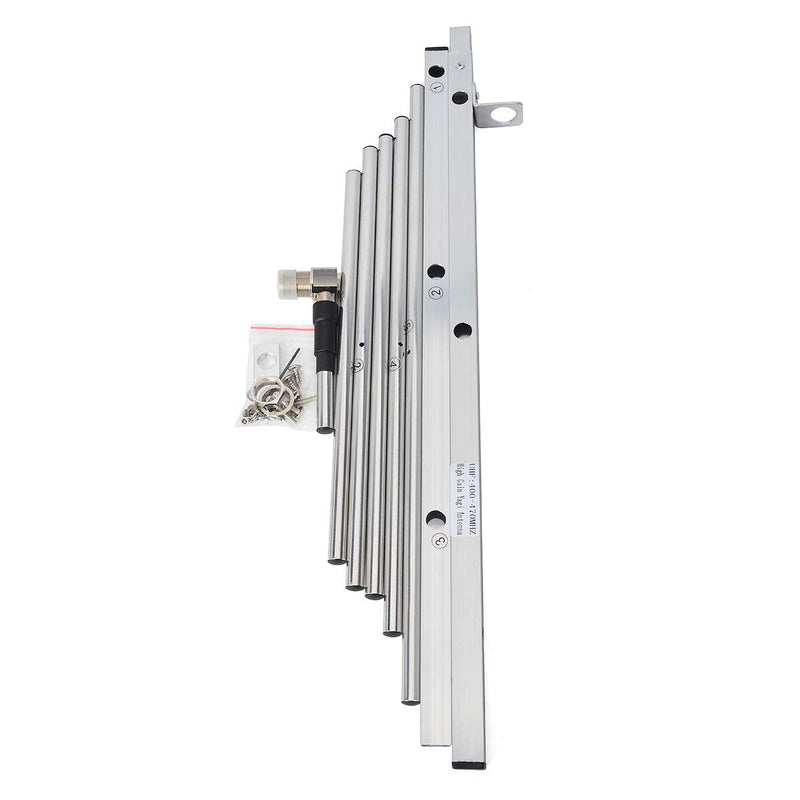 HYS YAGI Antenna 9dBi High Gain Long Range UHF 70cm Base Antenna (400-470MHz) 5-Element Outdoor Antenna for Ham Radio, GMRS, Repeater Systems – for Motorola, Kenwood, Baofeng, Yaesu, ICOM