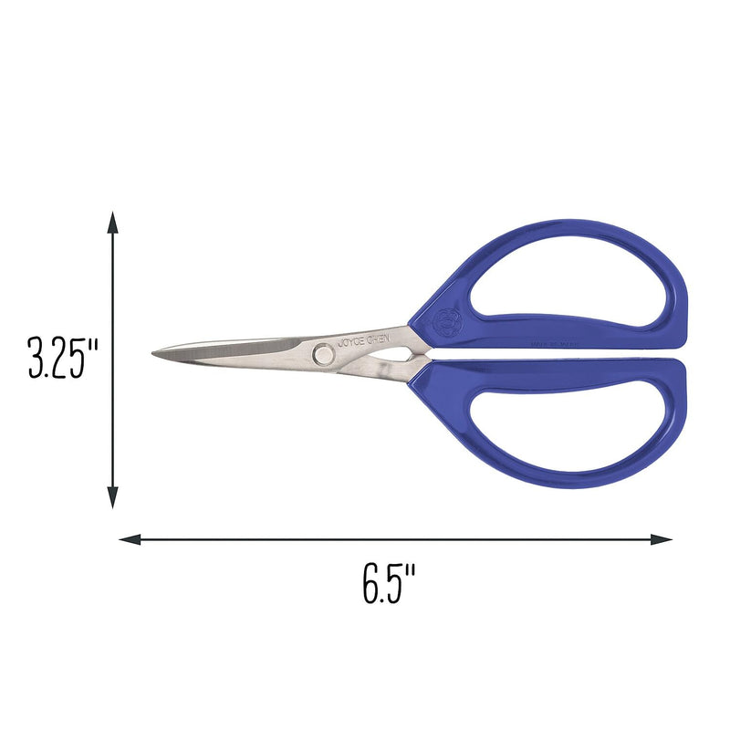 Joyce Chen Original Unlimited Kitchen Scissors All Purpose Dishwasher Safe Kitchen Shears With Comfortable Handles, Blue