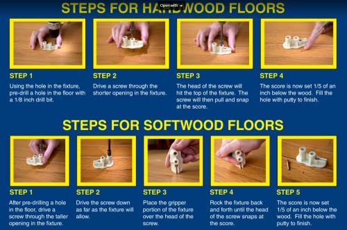 Squeeeek No More/o'berry Counter Snap Kit (3232) for Hardwood Floors 1/4"
