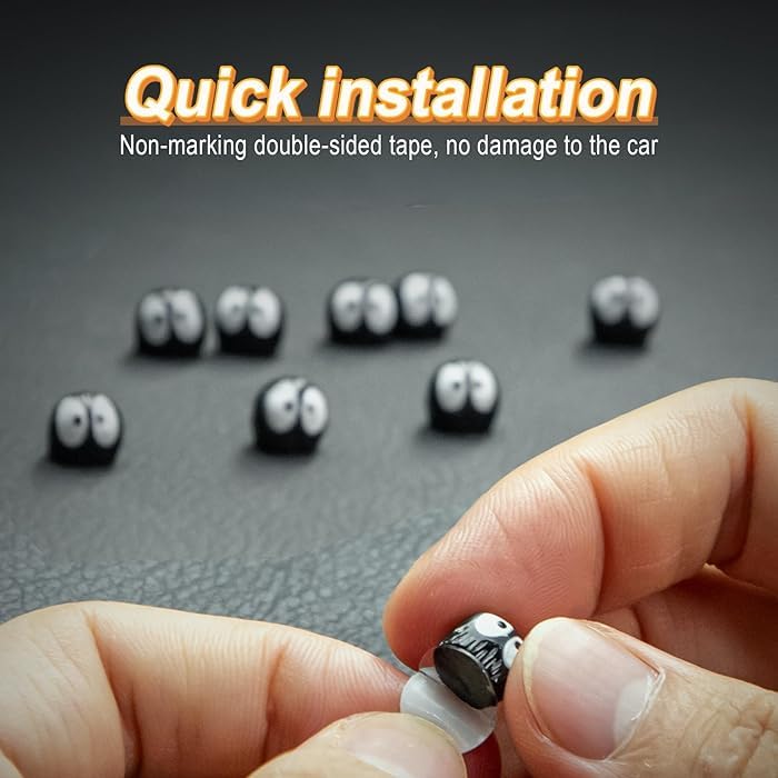 Soot Sprite Car Rearview Mirror - 25 Pcs Cartoon Soot Sprites Accessories for Car Interior Decoration Dashboard Car Ornament Funny Gifts