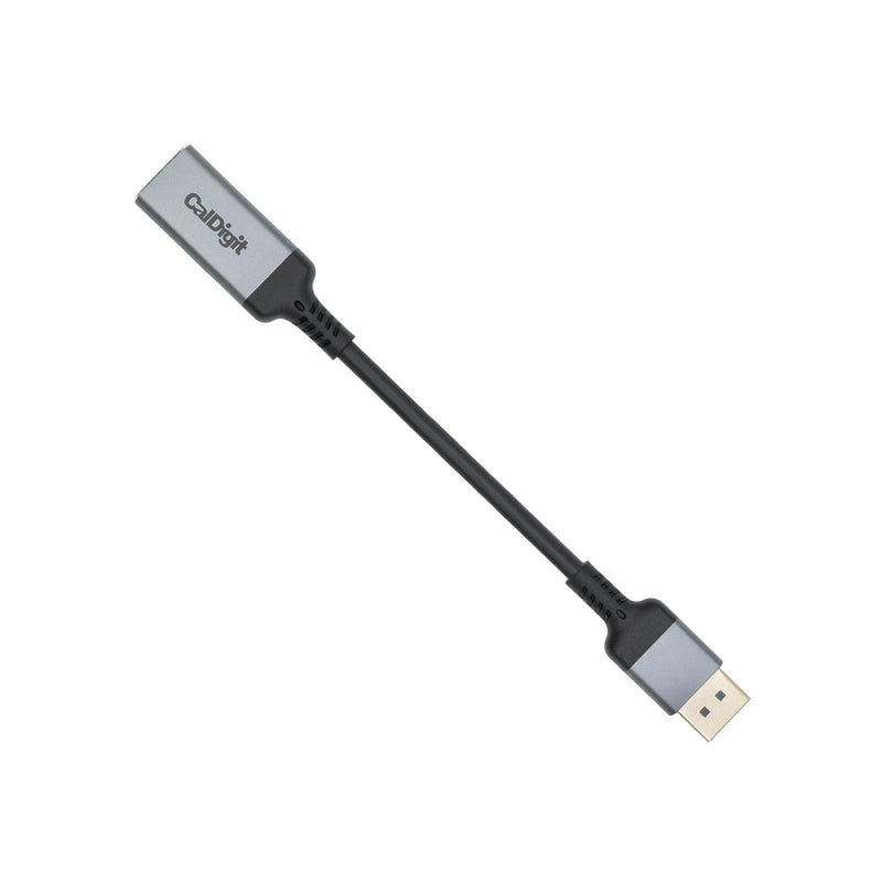 CalDigit DisplayPort 1.2 Male to HDMI 2.0b Female Active Adapter 4K 60Hz, High Refresh Display, 10 bit Color, HDR and Eyefinity Support *HDMI Cable Required DP 1.2 to HDMI 2.0b