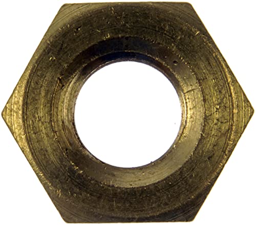 Dorman 680-155 Hex Nuts - Metric Brass - M10-1.5x65, 25 Pack Universal Fit