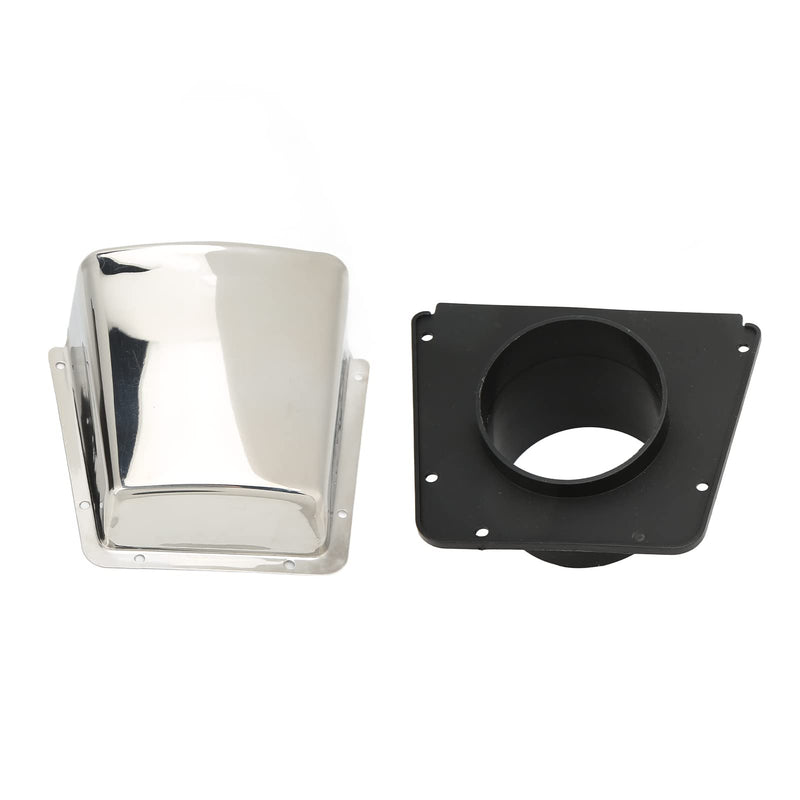 Aramox Marine Vent Cover, 304 Stainless Steel Boat Cowl Vent with Nylon Base, Marine Intake Exhaust Cowl Ventilator for Boat Yachts Accessories, for Outdoor Application