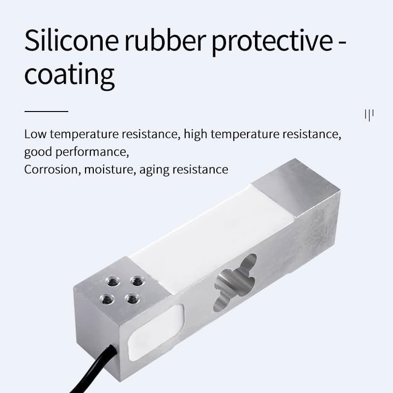 Single Point Beam Load Cell Rectangle Typle Parallel Cantilever Mini Weight Sensor Scale Sensor, Accuracy 0.2%,Test Compression Force Pressure,for Weighing Platforms Range (0-200KG) 0-200KG