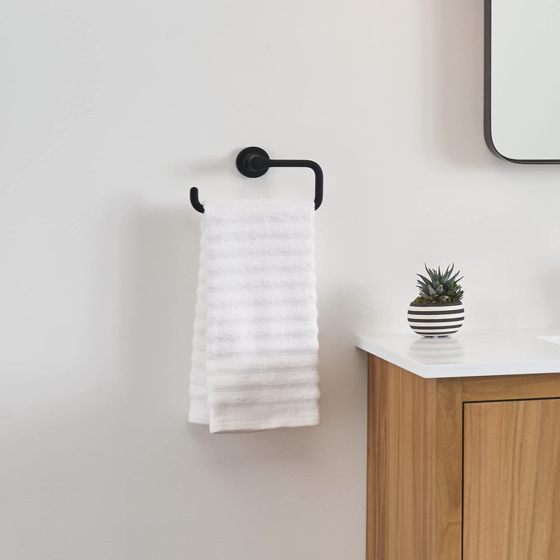 American Standard 7105190.295 Studio S -Towel Ring, Brushed Nickel