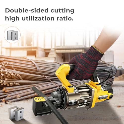 Anbull 6PCS Replacement Blades for EC-16 Electric Hydraulic Rebar Cutter, Cutting up to 5/8 Inch 4-16mm #5 Rebars, with 12 Hexagon Screw and 12 Spring Washer